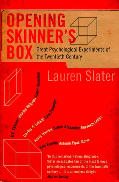 Livro opening skinner's box de lauren slater (inglês)