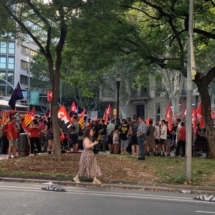 CNT gathering, Plaça d’Urquinaona