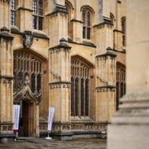 Facade of the Bodleian Library, October 2024