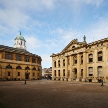 The Sheldonian Theatre and the Clarendon Building, October 2024