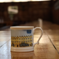 Univ 775 Mug (£20 each) Designed by Diana Avadanii (2013, Geology), these beautifully handmade English Bone China half pint mugs feature a watercolour design of Univ’s Main Quad.