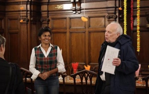 Univ Poetry tour 2024 (7) - Pireeni Sundaralingam and Don Stickland