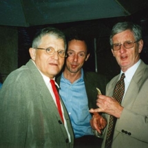 Colin Ford with David Hockney NMPFT Bradford - profile Colin Ford with David Hockney NMPFT Bradford