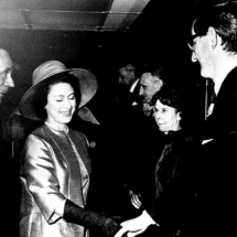 Colin Ford with Princess Margaret - profile Colin Ford with Princess Margaret