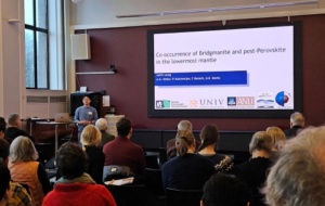 Justin Leung presenting at the Inge Lehmann Symposium, Copenhagen