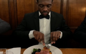 Inside Formal Hall at Univ