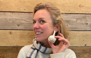 Natasha Edwards and garlic