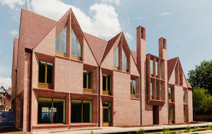 Univ North, Water Court East - West Elevation