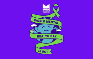 Mental Health Foundation - World Mental Health Day 2025 logo (purple)