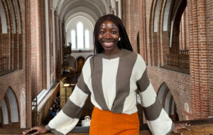 Visit to Denmark and Germany - Adenike Adekanmbi in Roskilde Cathedral
