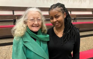 Mrs Heleen Mendl-Schrama and Divine Simbanegavi